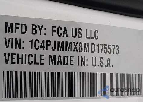 2021 Jeep Cherokee Latitude Lux 4X4 from USA, damaged, VIN 1C4PJMMX8MD175573